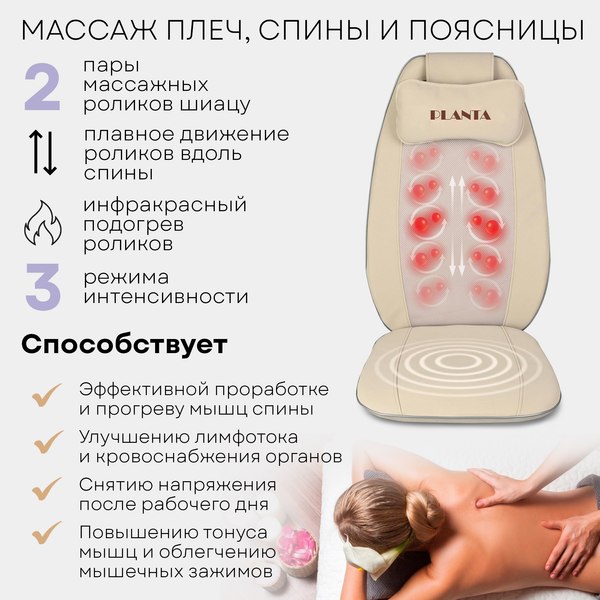 Массажная накидка PLANTA MN-600