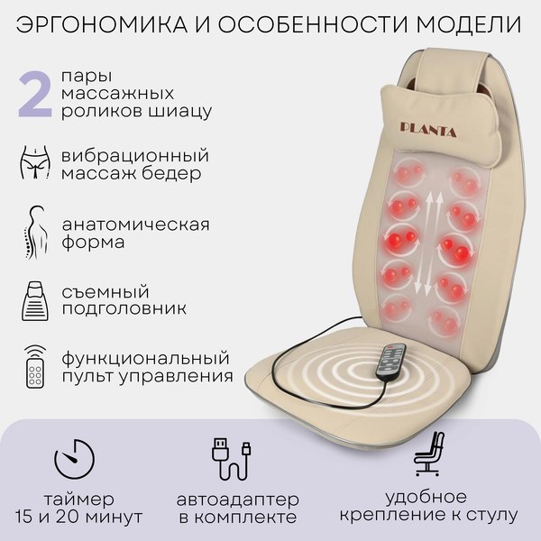 Массажная накидка PLANTA MN-600