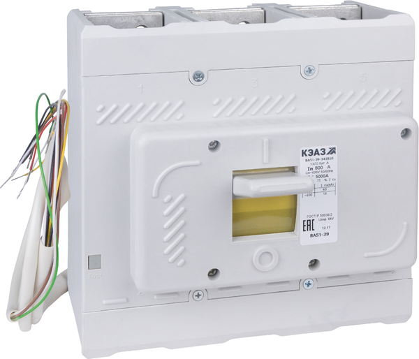 Выключатель автоматический КЭАЗ ВА51-39-341810-500А-5000-690AC-НР230AC/220DC-УХЛ3 / 220949 - фото