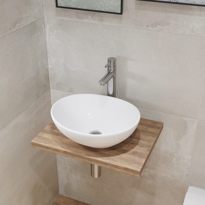 Умывальник Lauter 21652 + клапан 21190W + сифон 21635W