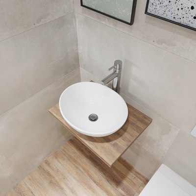 Умывальник Lauter 21652 + клапан 21190W + сифон 21635W