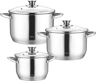 Набор кастрюль Lara Афина LR02-128 - фото