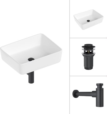 Умывальник Lauter 21674 + клапан 21190B + сифон 21635B - фото