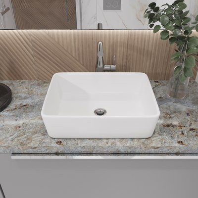 Умывальник Lauter 21674 + клапан 21190B + сифон 21635B