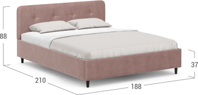 Двуспальная кровать Moon Family 1253 / К005494