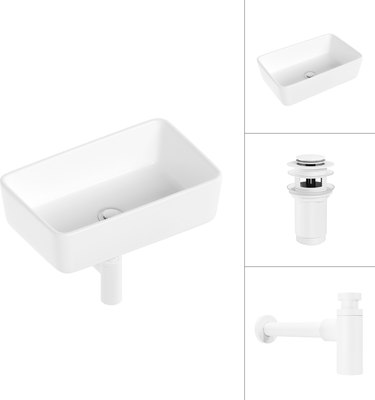 Умывальник Lauter 21674A + клапан 21190W + сифон 21635W - фото