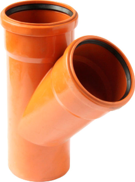 Тройник наружной канализации Valfex 45° 160-160 / 33160160 - фото