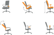 Кресло геймерское Chairman CH32 (экокожа черный)