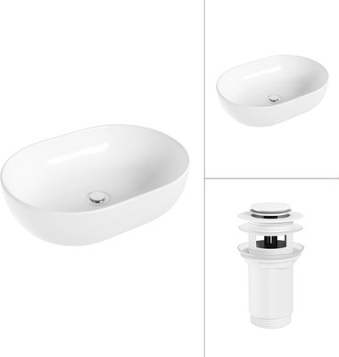 Умывальник Lauter 21836A + клапан 21190W - фото