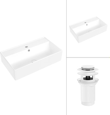 Умывальник Lauter 21855 + клапан 21190W - фото