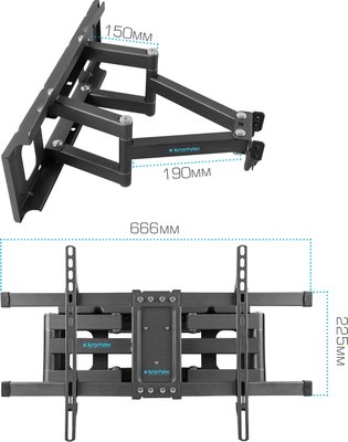Кронштейн для телевизора Kromax Corbel-8