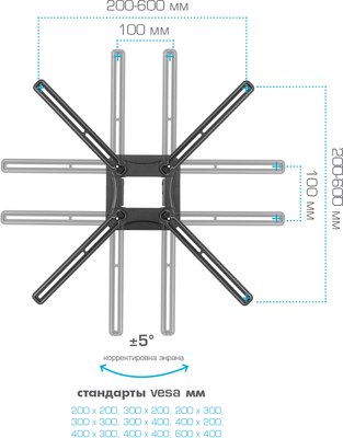 Кронштейн для телевизора Kromax Corbel-9