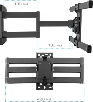 Кронштейн для телевизора Kromax Corbel-10