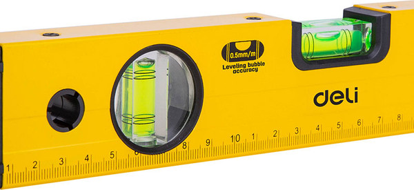 Уровень строительный Deli Пузырьковый / EDL290600