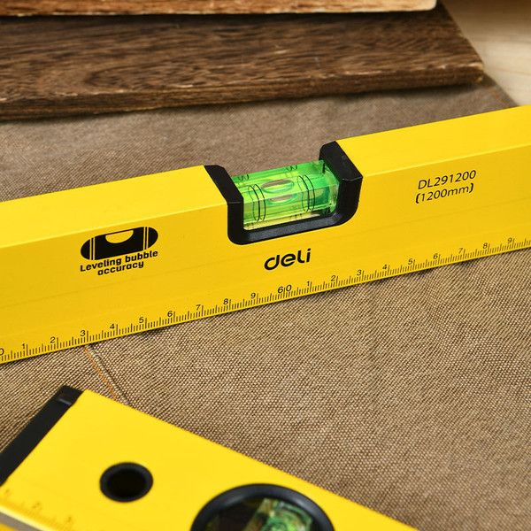 Уровень строительный Deli Пузырьковый / EDL290600