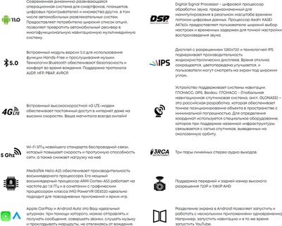 Бездисковая автомагнитола ACV AD-9004DSP