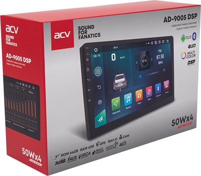 Бездисковая автомагнитола ACV AD-9005DSP