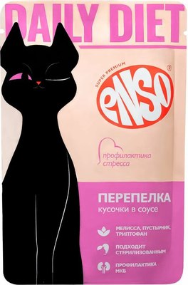 Влажный корм для кошек ENSO Daily Diet перепелка 020/309334 - фото