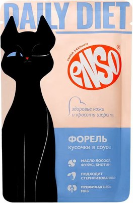 Влажный корм для кошек ENSO Daily Diet форель 020/309303 - фото