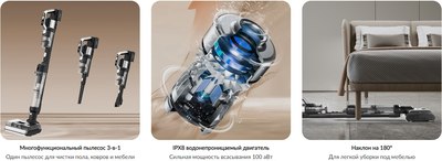 Вертикальный пылесос Jimmy Cordless Vacuum&Washer PW11