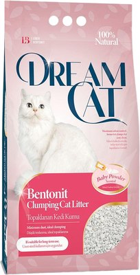 Наполнитель для туалета Dream Cat Бентонитовый Baby Pouder - фото