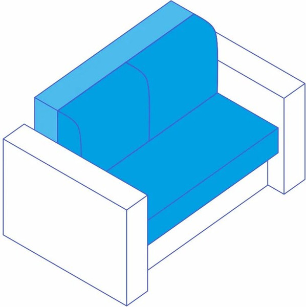 Диван Сириус Лидер-13 НПБ 215x110