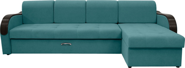 Диван угловой Сириус Лидер-1 c оттоманкой ППУ 300x165