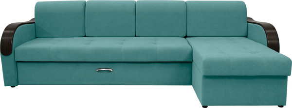 Диван угловой Сириус Лидер-1 c оттоманкой ППУ 300x165