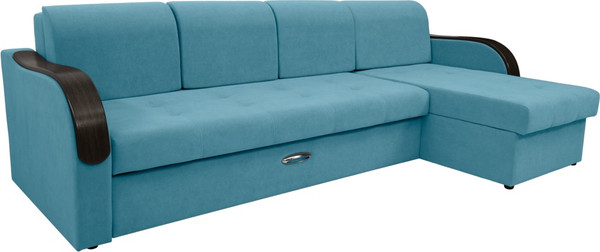 Диван угловой Сириус Лидер-1 c оттоманкой ППУ 300x165 - фото