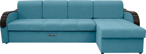 Диван угловой Сириус Лидер-1 c оттоманкой ППУ 300x165