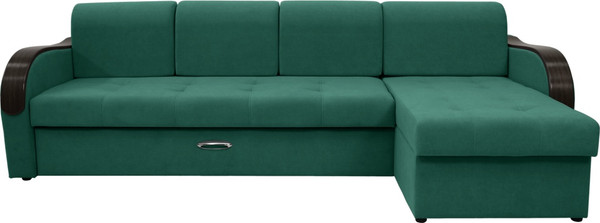 Диван угловой Сириус Лидер-1 c оттоманкой ППУ 300x165