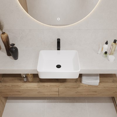 Умывальник Lauter 21675 + клапан 21190W + сифон 21635W