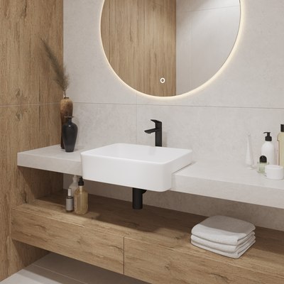 Умывальник Lauter 21675 + клапан 21190W + сифон 21635W