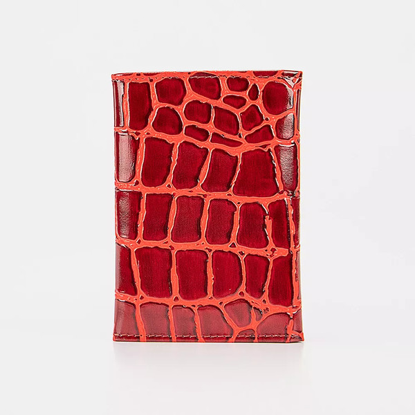 Обложка на паспорт Poshete 604-128-KR/ET-RED