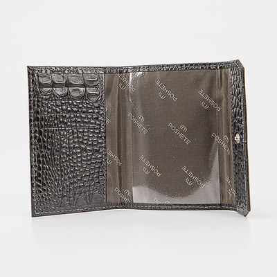 Обложка на паспорт Poshete 604-128-KR/KM-BLK