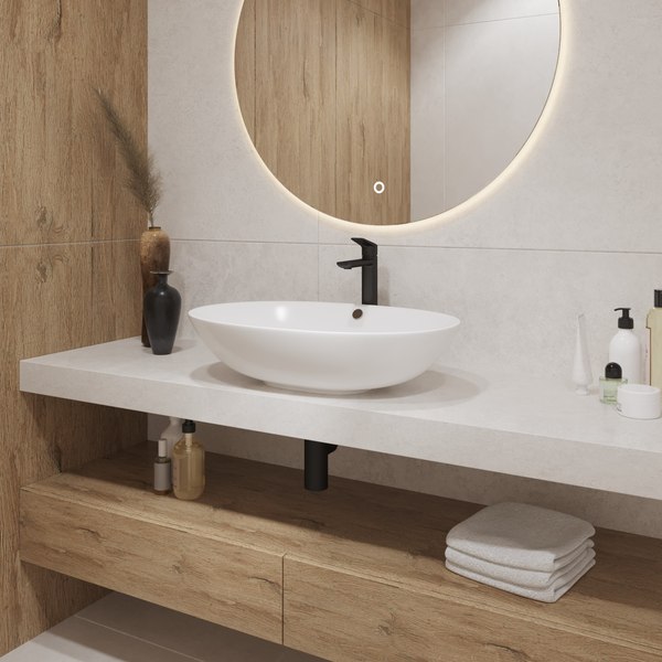 Умывальник Lauter 21709 + клапан 21190W + сифон 21635W