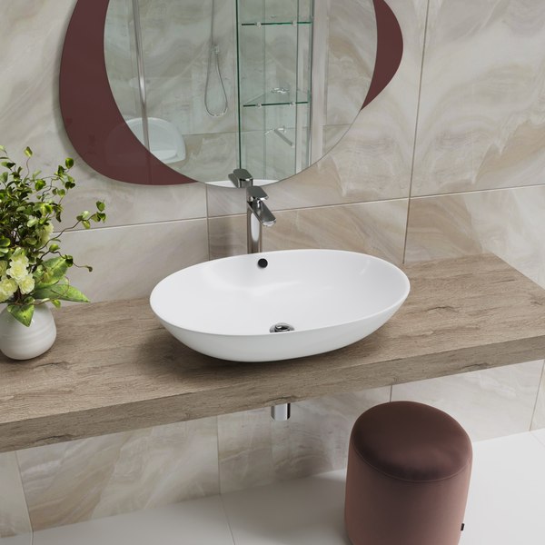 Умывальник Lauter 21709 + клапан 21190W + сифон 21635W