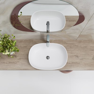 Умывальник Lauter 21836 + клапан 21190W + сифон 21635W