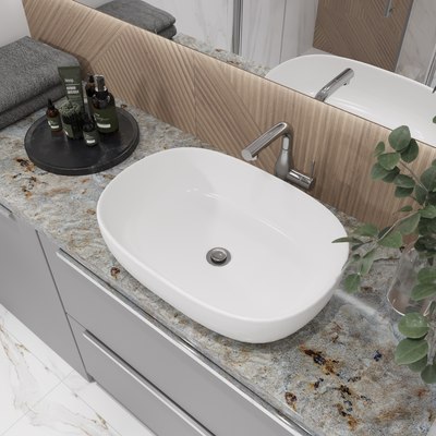 Умывальник Lauter 21836 + клапан 21190W + сифон 21635W