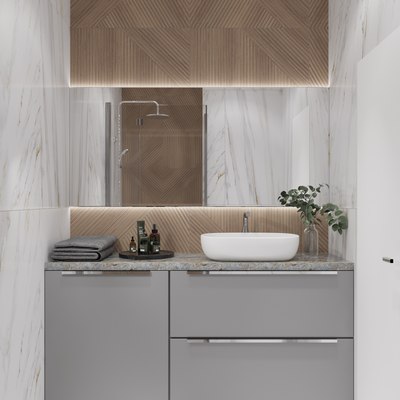 Умывальник Lauter 21836 + клапан 21190G + сифон 21635G