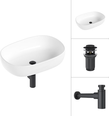 Умывальник Lauter 21836 + клапан 21190B + сифон 21635B - фото