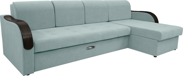 Диван угловой Сириус Лидер-1 c оттоманкой НПБ 300x165 - фото