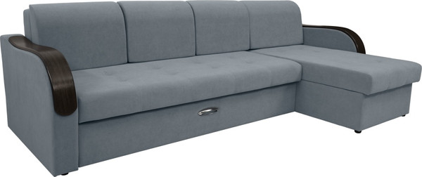 Диван угловой Сириус Лидер-1 c оттоманкой НПБ 300x165 - фото