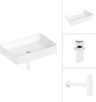 Умывальник Lauter 21842 + клапан 21190W + сифон 21635W - фото