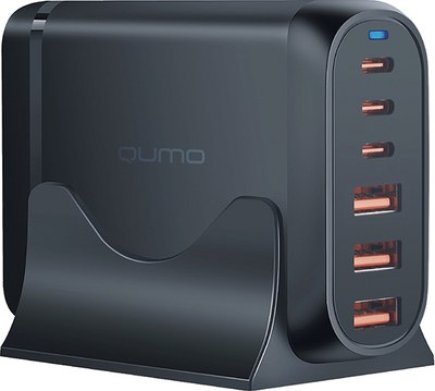 Зарядное устройство сетевое Qumo Energy Charger GaN / Q49544 - фото