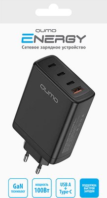 Адаптер питания сетевой Qumo Energy Charger GaN / Q49543