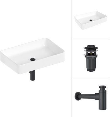 Умывальник Lauter 21842 + клапан 21190B + сифон 21635B - фото