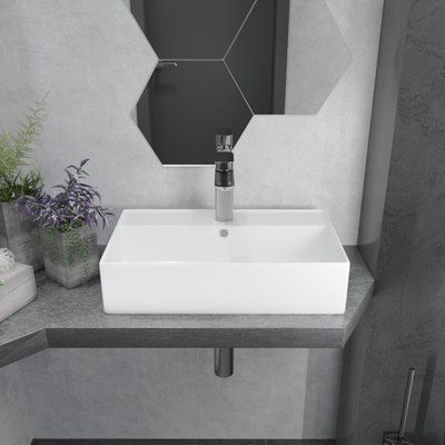 Умывальник Lauter 21855 + клапан 21190W + сифон 21635W