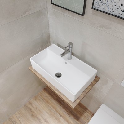 Умывальник Lauter 21855 + клапан 21190W + сифон 21635W