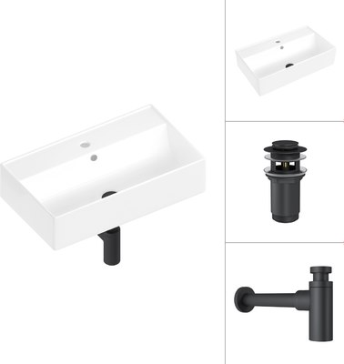 Умывальник Lauter 21855 + клапан 21190B + сифон 21635B - фото